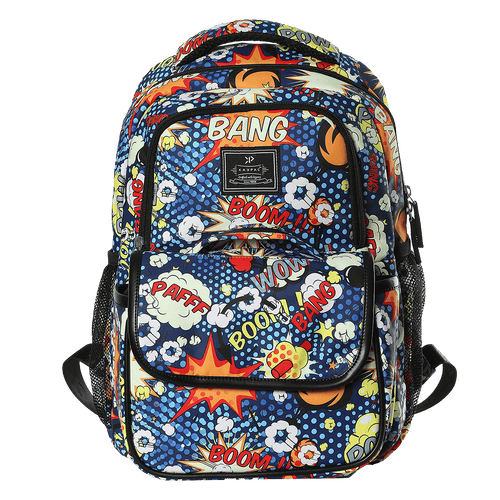 Bang Bang Printed Backpack with free Pouch