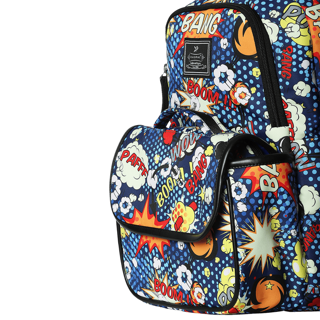 Bang Bang Printed Backpack with free Pouch