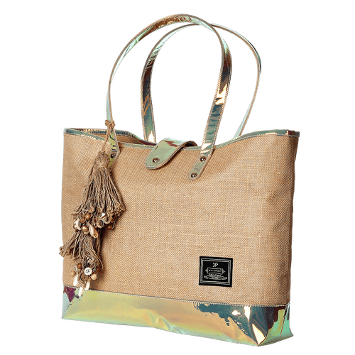 Beach Tote Bag (Hologram Orange)