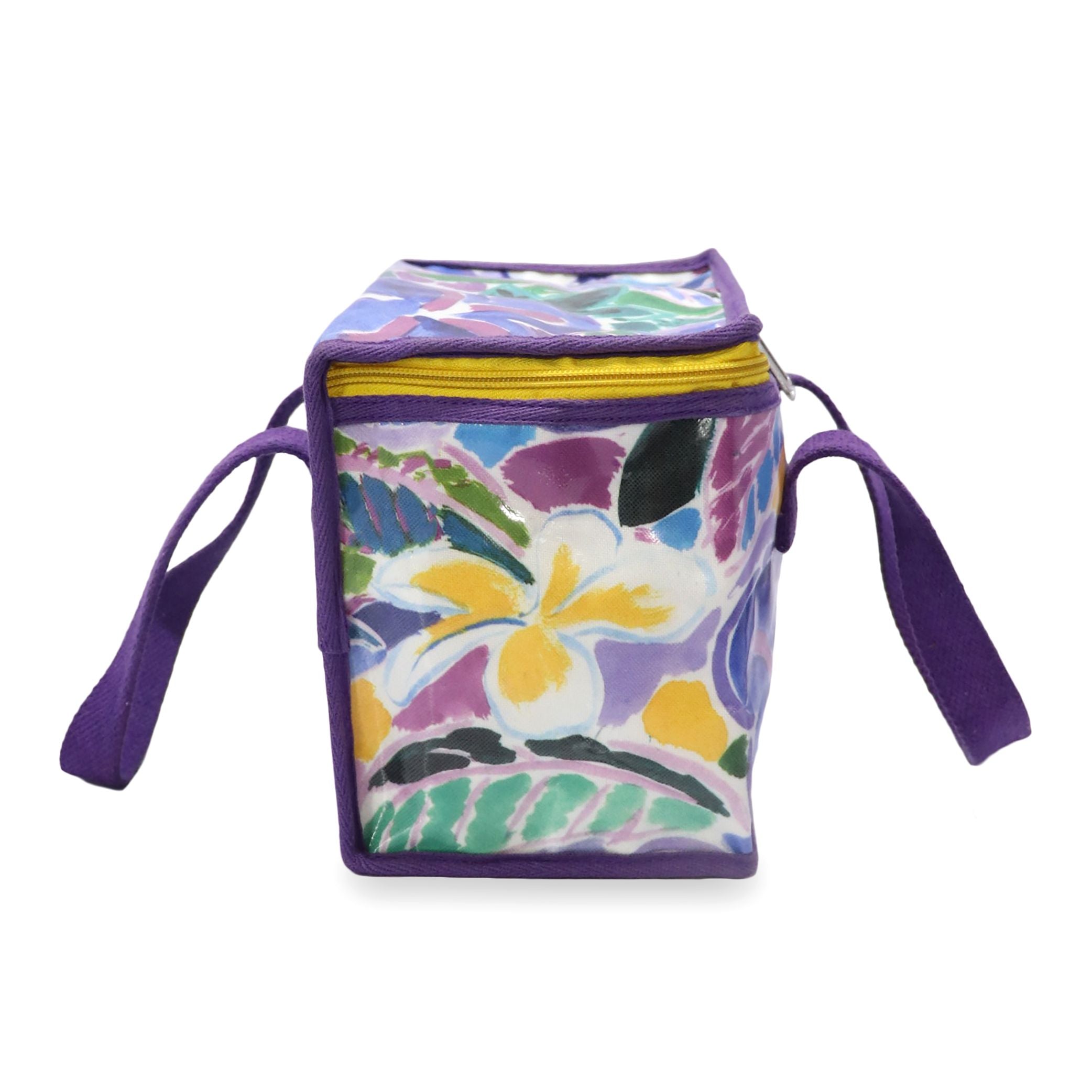 Daisy Lunch Bag Purple