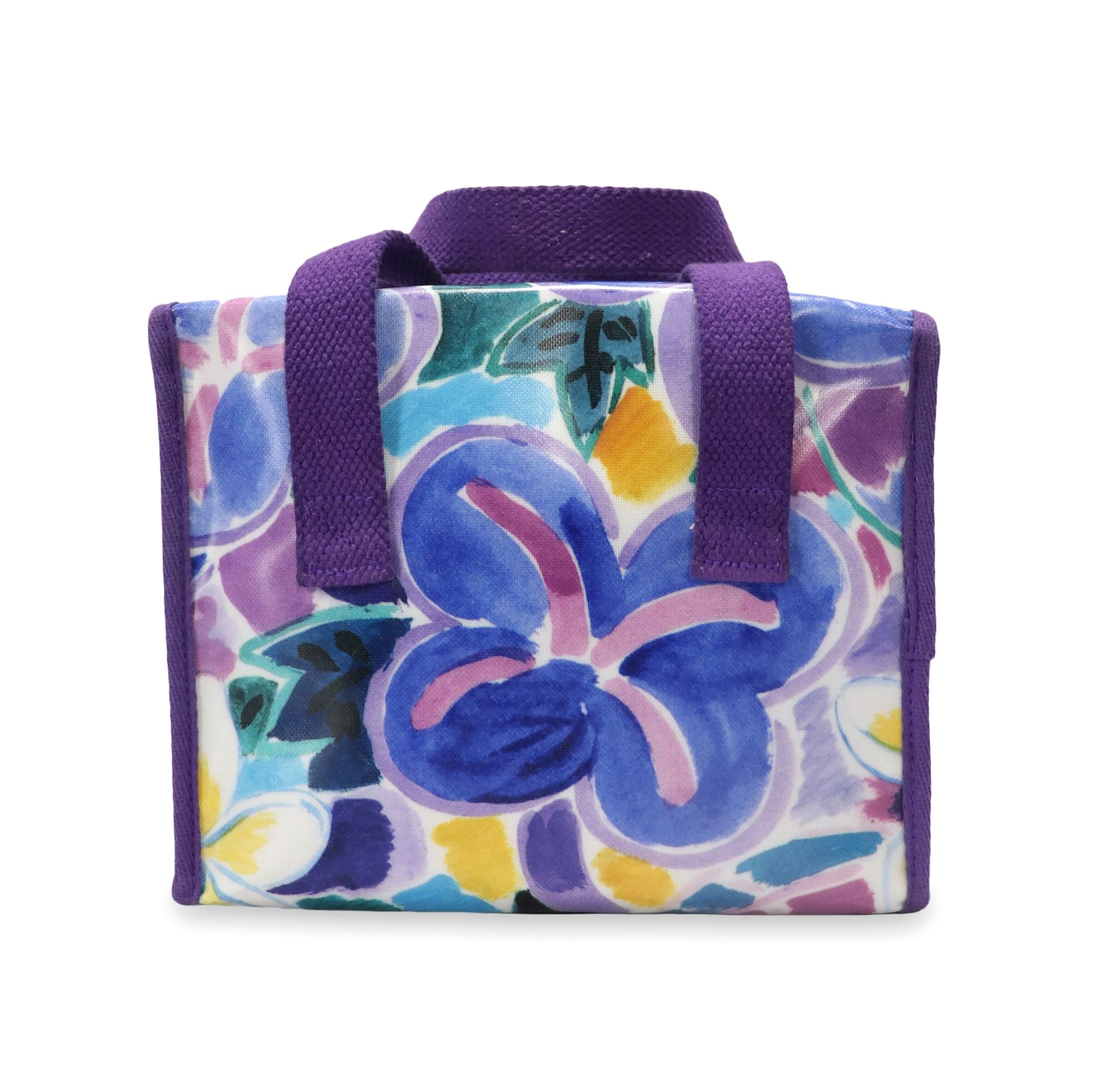 Daisy Lunch Bag Purple